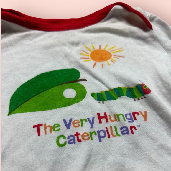 Baby The World Of Eric Carle The Very Hungry Caterpillar Pajama Set 3-6 Months - Picture 11 of 15